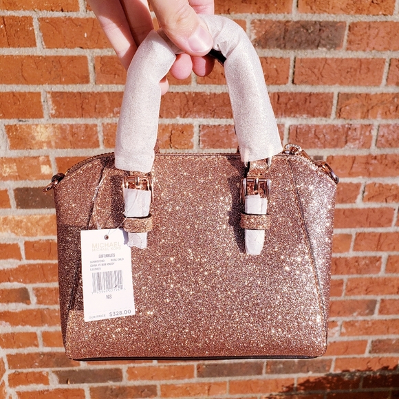 🌺NWT Michael Kors XS MINI Ciara XBODY rose gold - Picture 3 of 8